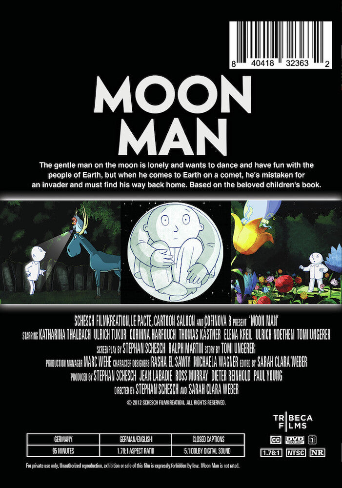 moon man - Back Panel - DVD