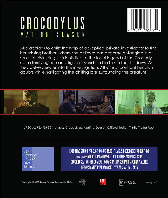 crocodylus: mating season - Back Panel - Blu-ray