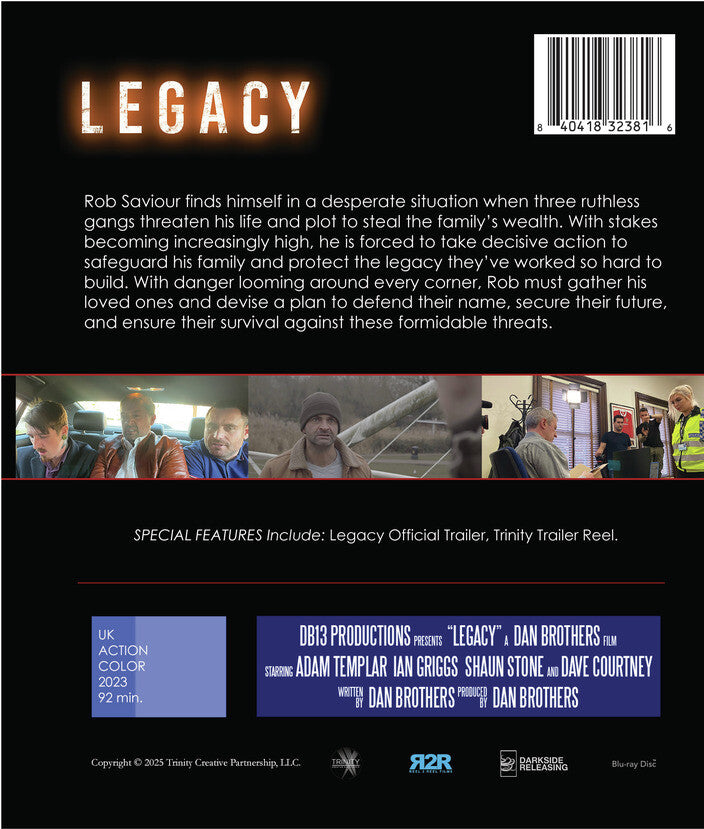 legacy - Back Panel - Blu-ray