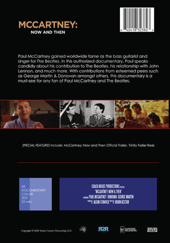 mccartney - now & then - Back Panel - DVD