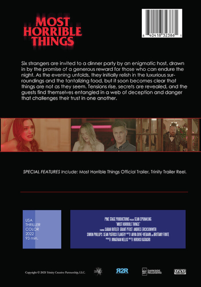 Most Horrible Things (Previously Love Hurts) - Back Panel - 