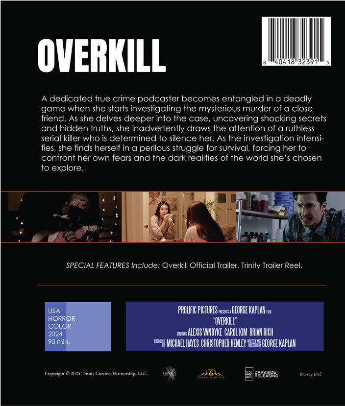 Overkill (aka Whisper) - Back Panel - 