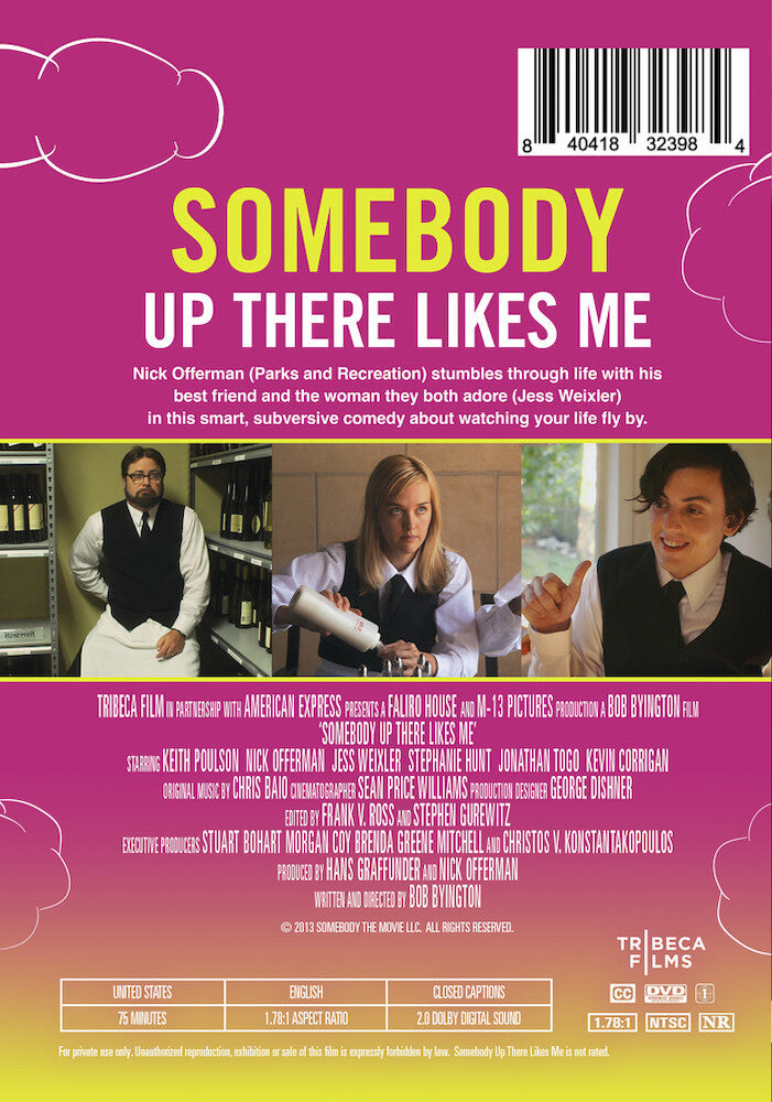 somebody up there likes me - Back Panel - DVD