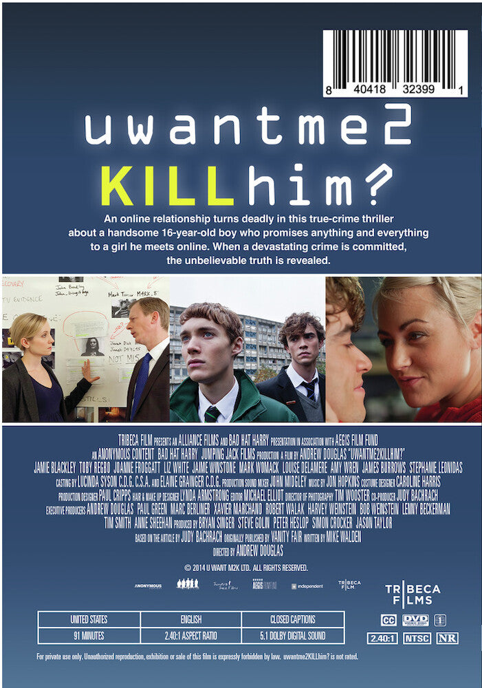 uwantme2killhim? - Back Panel - DVD