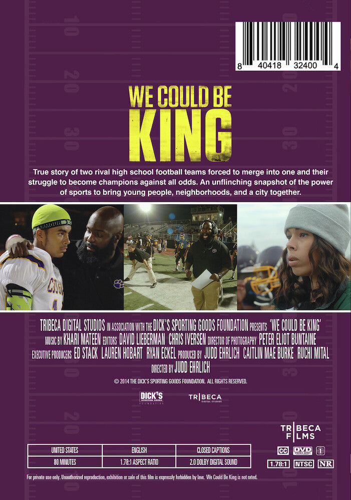 we could be king - Back Panel - DVD