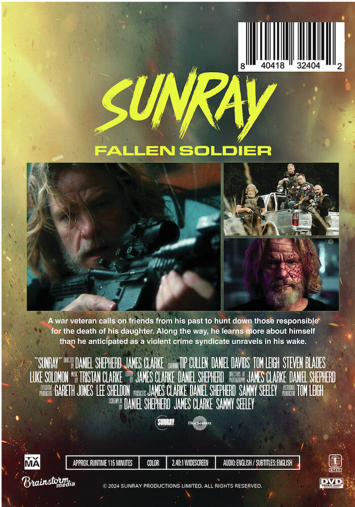 Sunray: Fallen Soldier - Back Panel - 