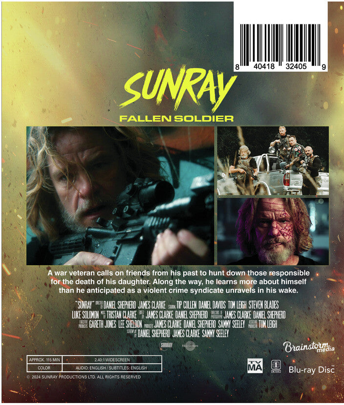 Sunray: Fallen Soldier - Back Panel - 