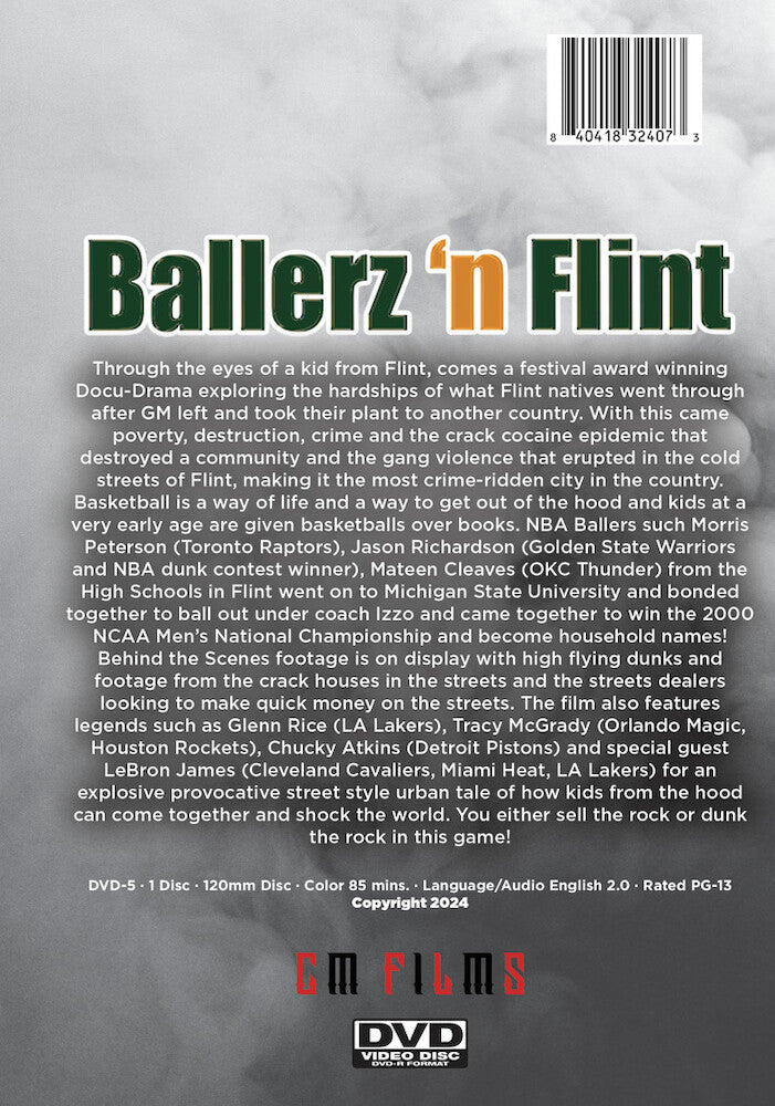 ballerz 'n flint - Back Panel - DVD