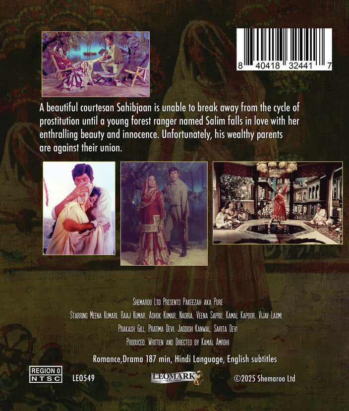 pakeezah aka pure - Back Panel - Blu-ray