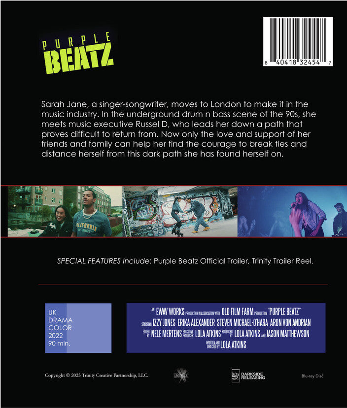 Purple Beatz - Back Panel - 