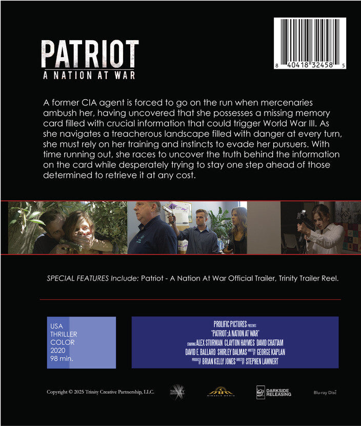 Patriot - A Nation At War - Back Panel - 