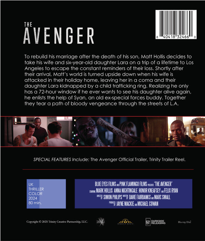 The Avenger - Back Panel - 