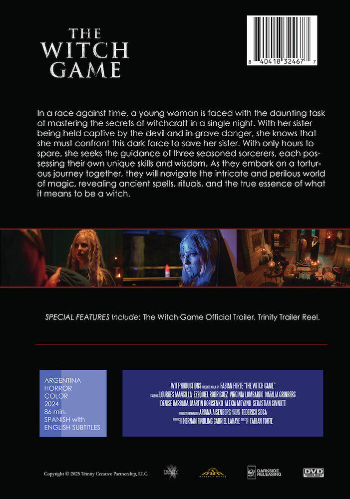 The Witch Game - Back Panel - 