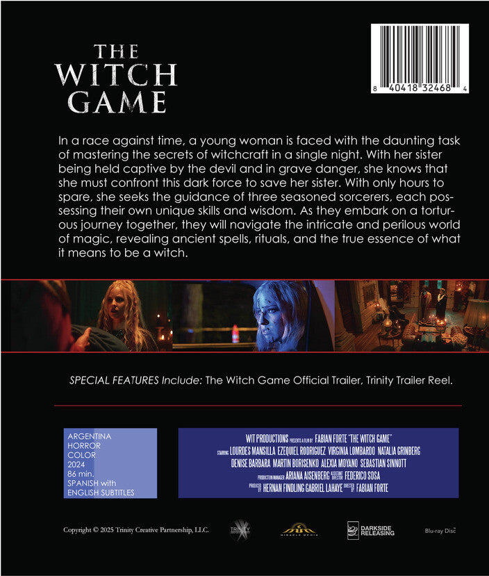 The Witch Game - Back Panel - 