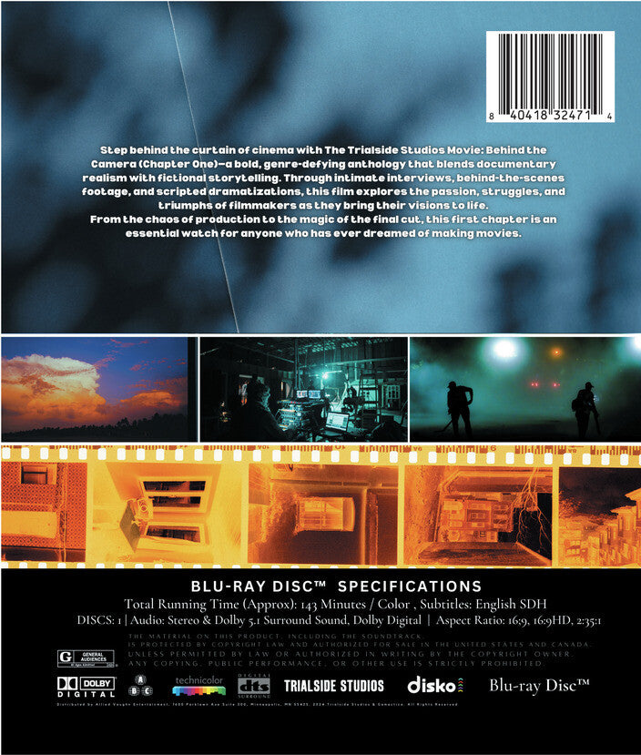 the trialside studios movie: behind the camera (chapter one) - Back Panel - Blu-ray