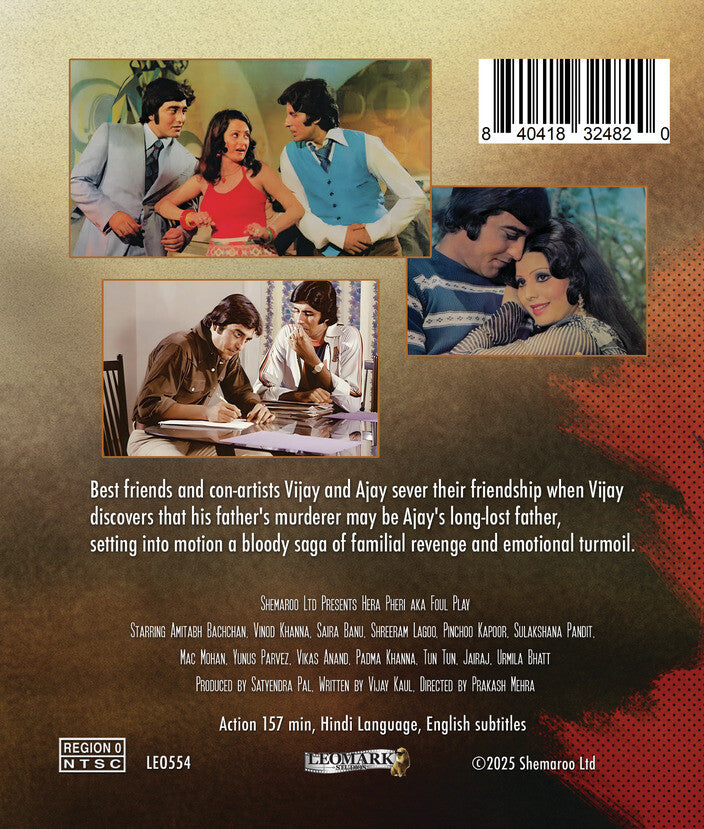 hera pheri - Back Panel - Blu-ray