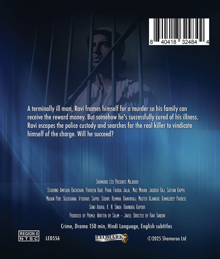 majboor - Back Panel - Blu-ray