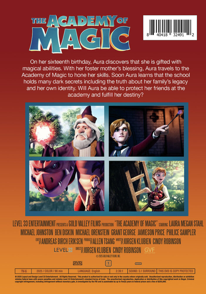 the academy of magic - Back Panel - DVD