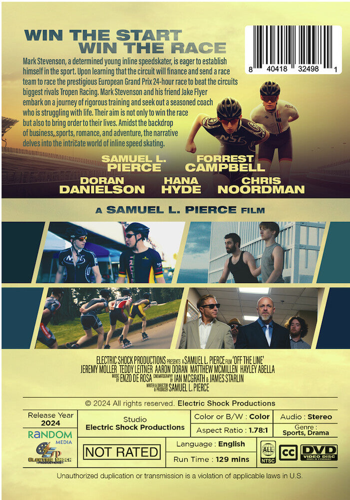off the line - Back Panel - DVD