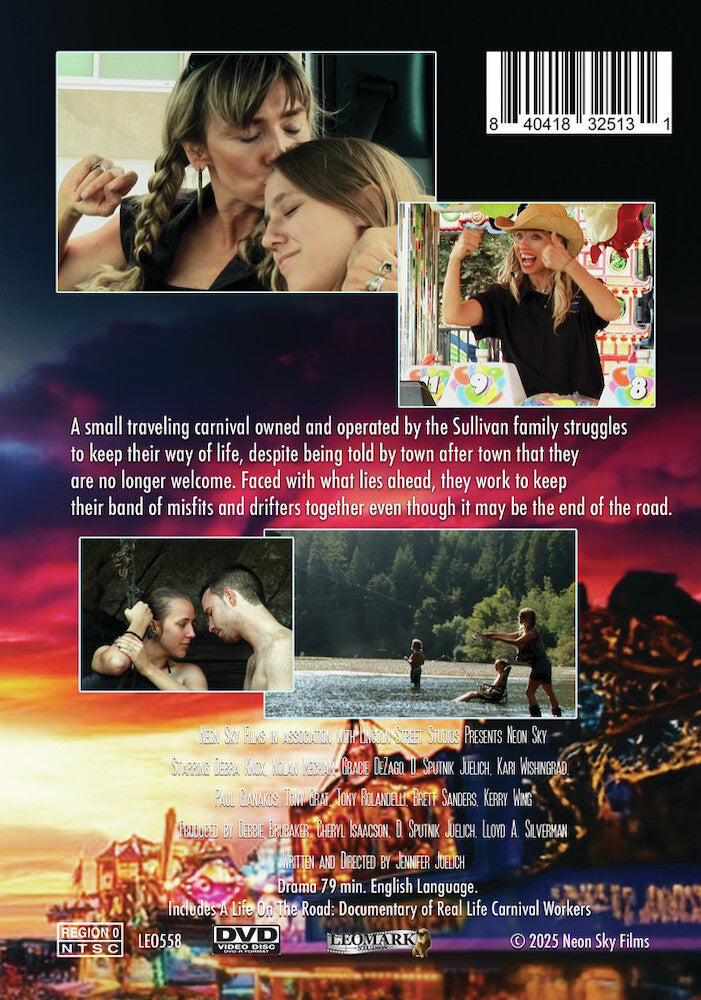neon sky - Back Panel - DVD