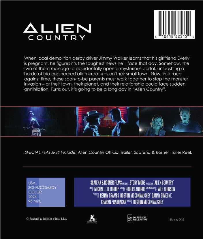 alien country - Back Panel - Blu-ray
