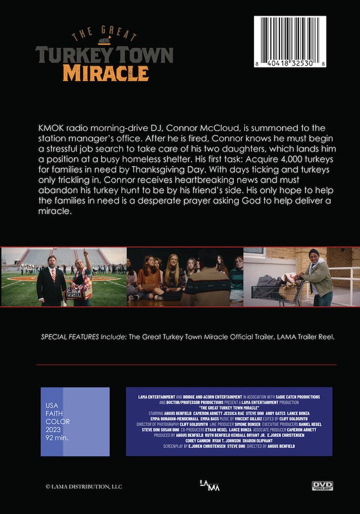 The Great Turkey Town Miracle - Back Panel - 