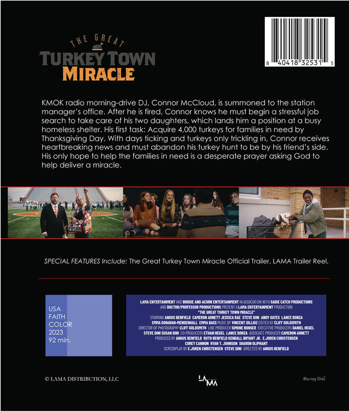 The Great Turkey Town Miracle - Back Panel - 