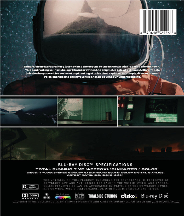beyond the unknown: remastered - Back Panel - Blu-ray
