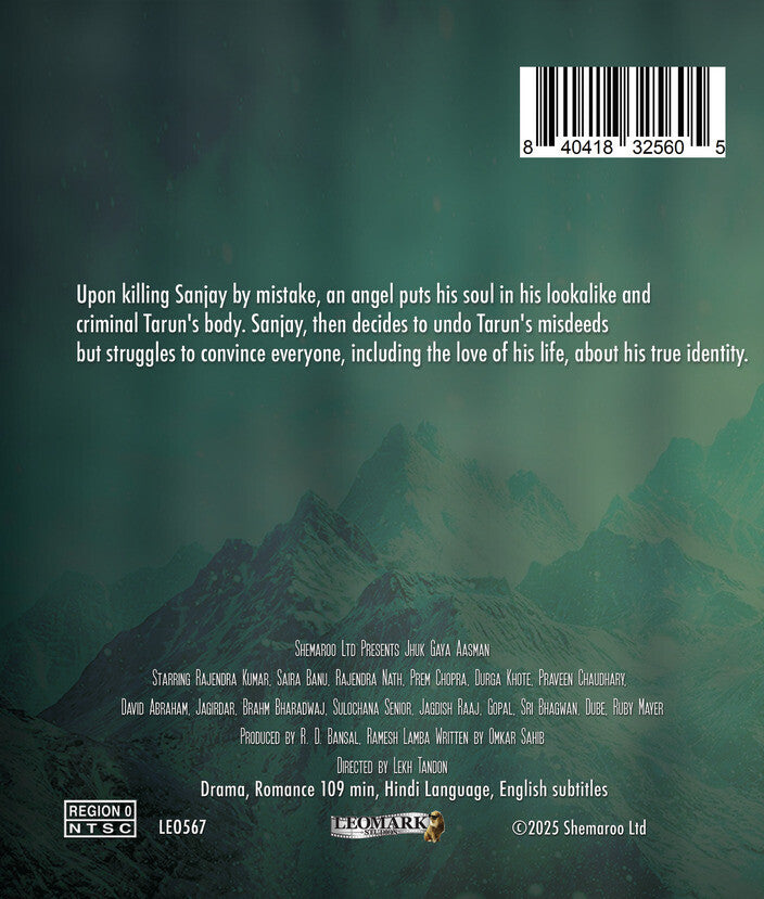 jhuk gaya aasman - Back Panel - Blu-ray