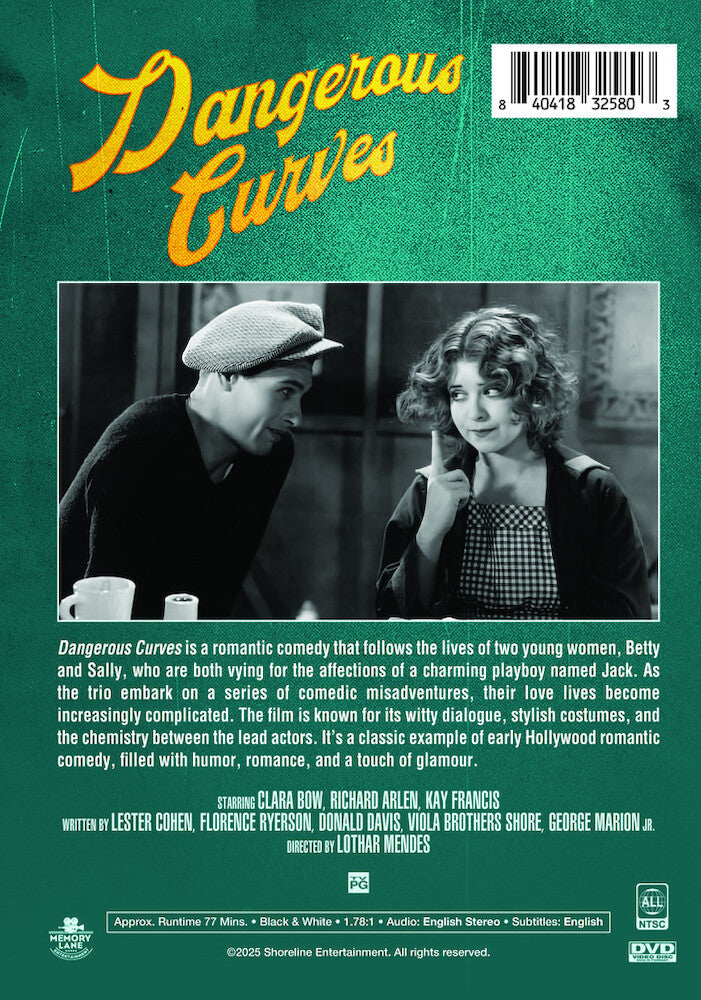 dangerous curves - Back Panel - DVD