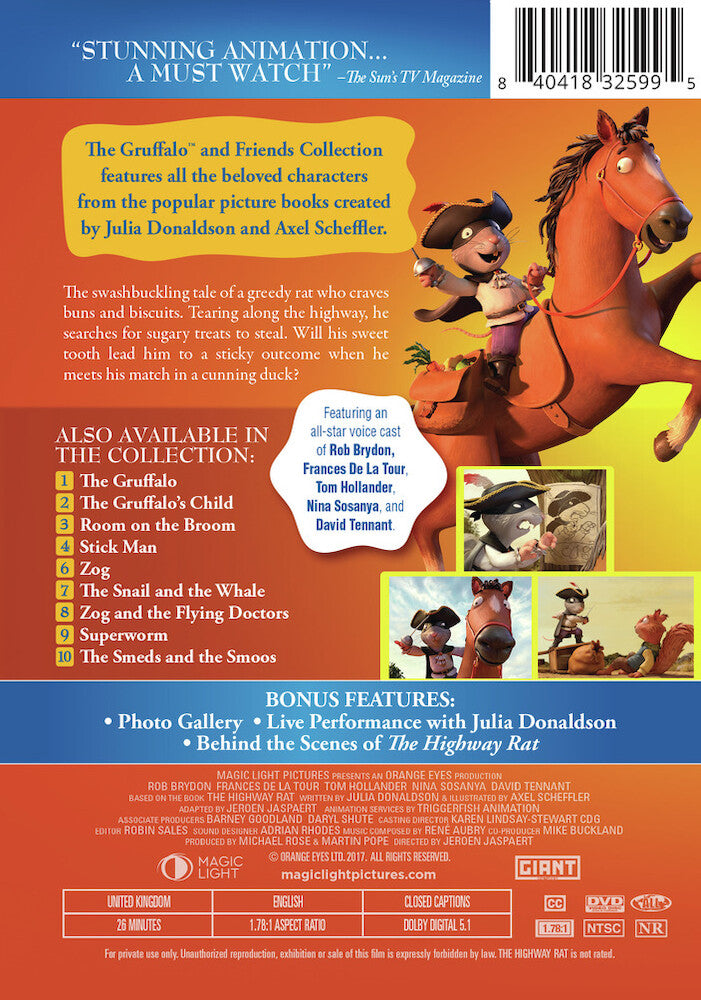 the highway rat - Back Panel - DVD