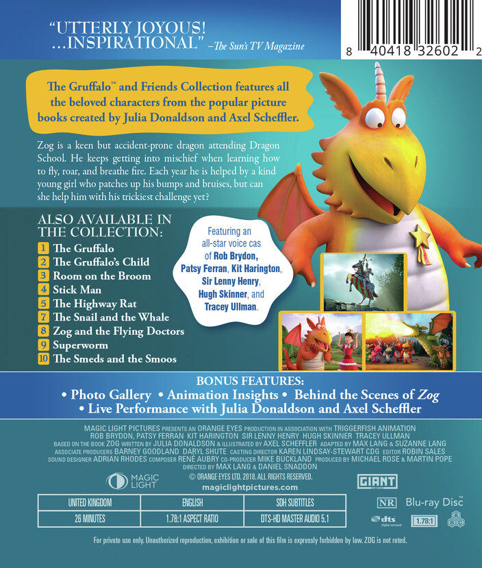 zog - Back Panel - Blu-ray