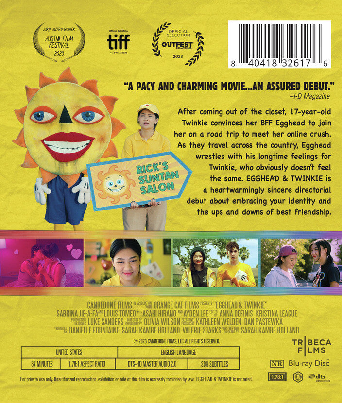 egghead & twinkie - Back Panel - Blu-ray