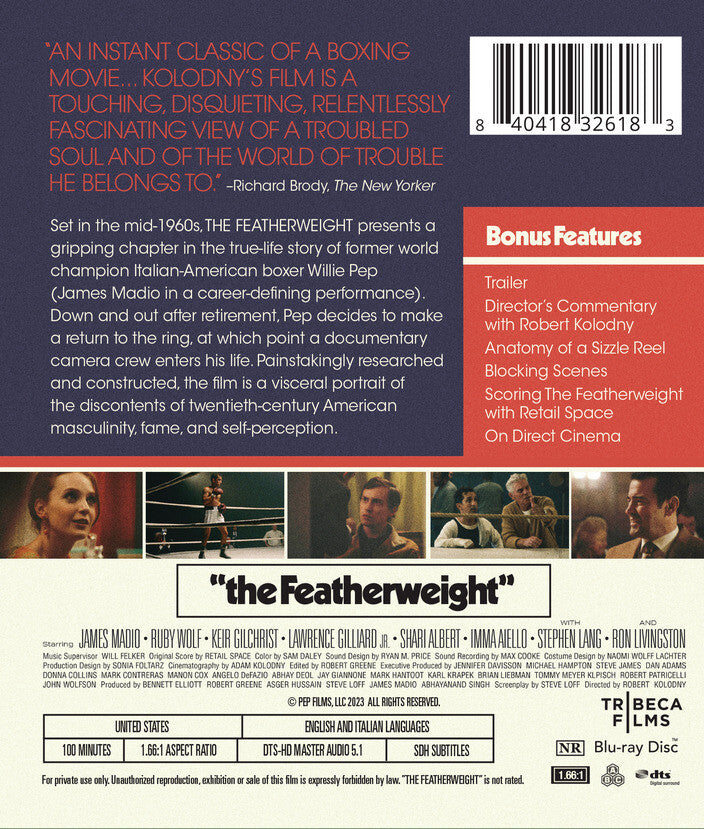 the featherweight - Back Panel - Blu-ray