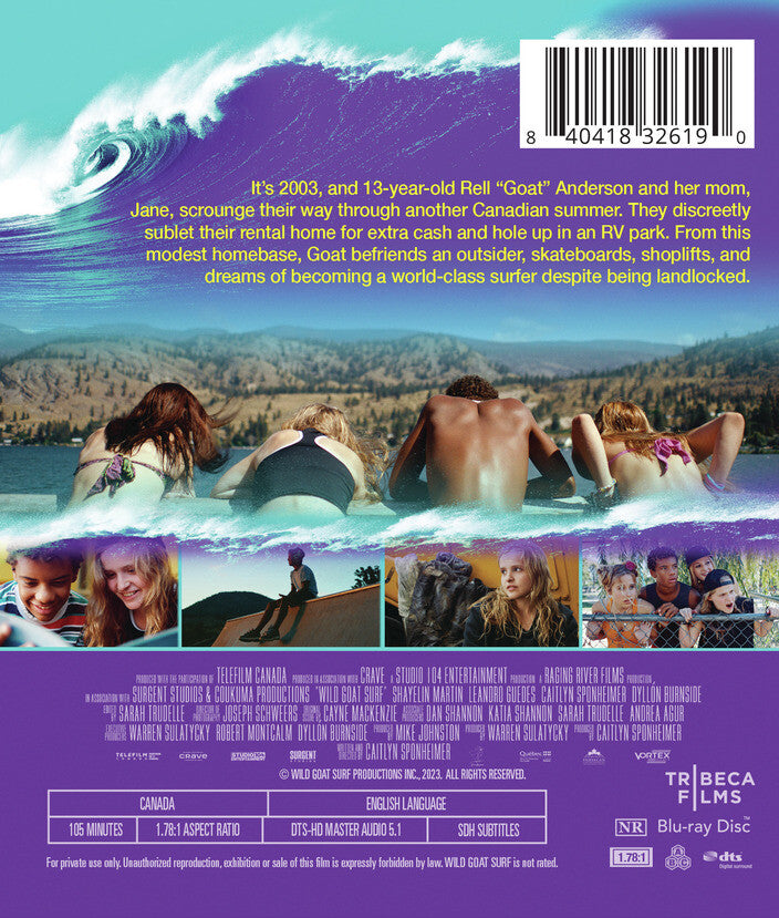 wild goat surf - Back Panel - Blu-ray