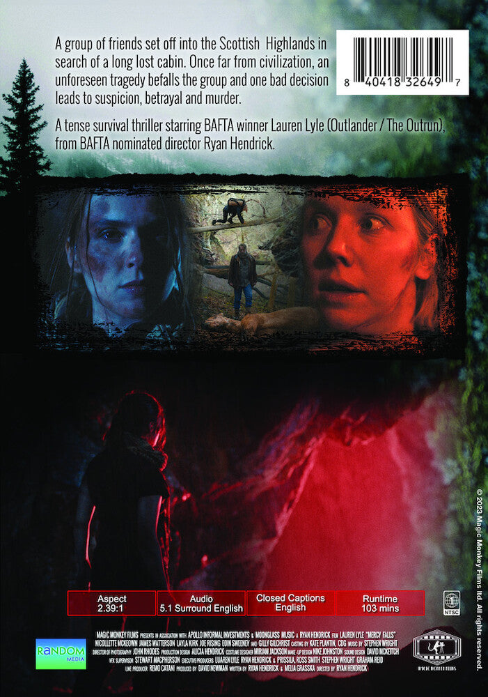 mercy falls - Back Panel - DVD