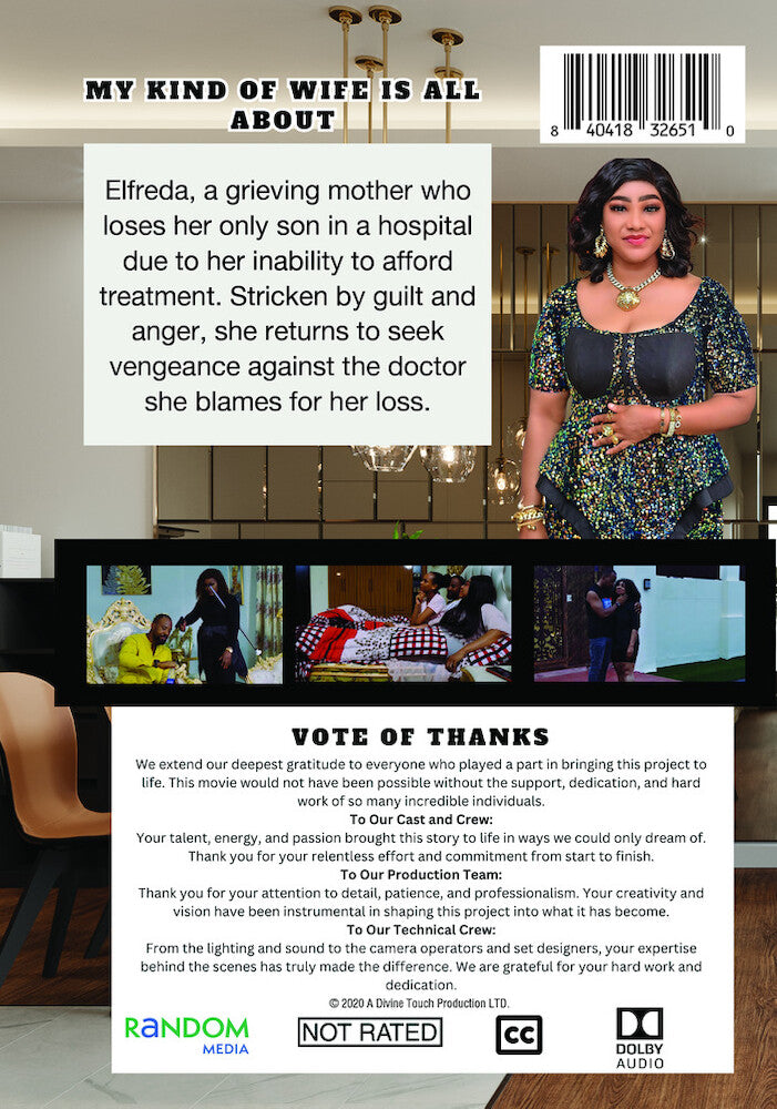 my kind of wife - Back Panel - DVD