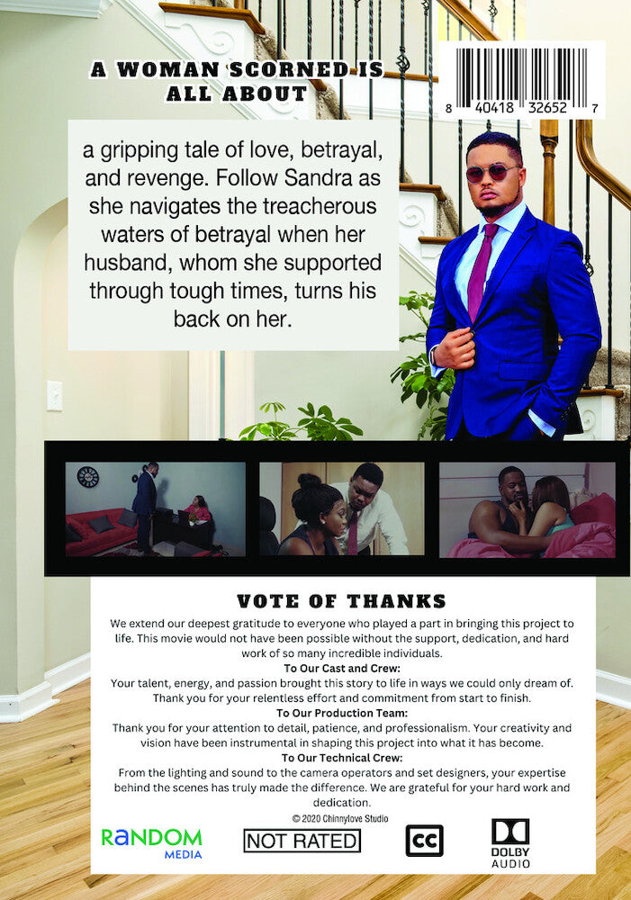 a woman scorned - Back Panel - DVD