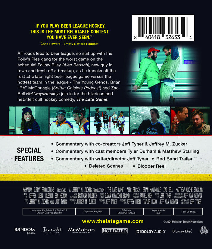 the late game - Back Panel - Blu-ray