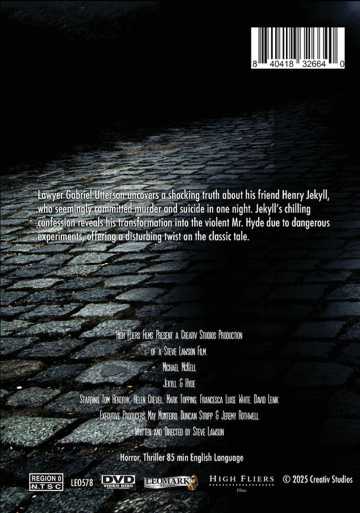 Jekyll & Hyde [Blu-Ray] - Back Panel - 