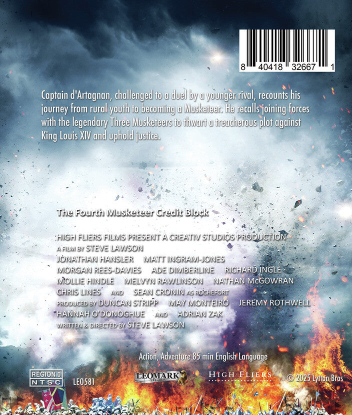 The Fourth Musketeer - Back Panel - 