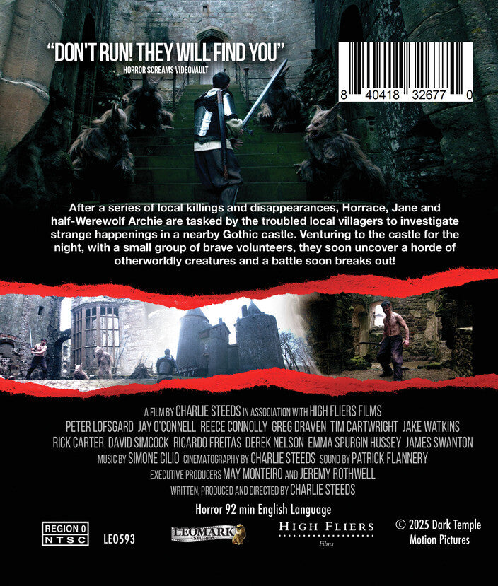 werewolf castle - Back Panel - Blu-ray