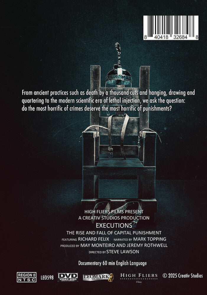 executions - the rise and fall of capital punishment - Back Panel - DVD