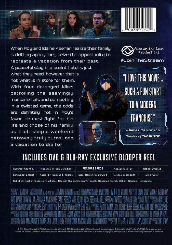 stream - Back Panel - DVD