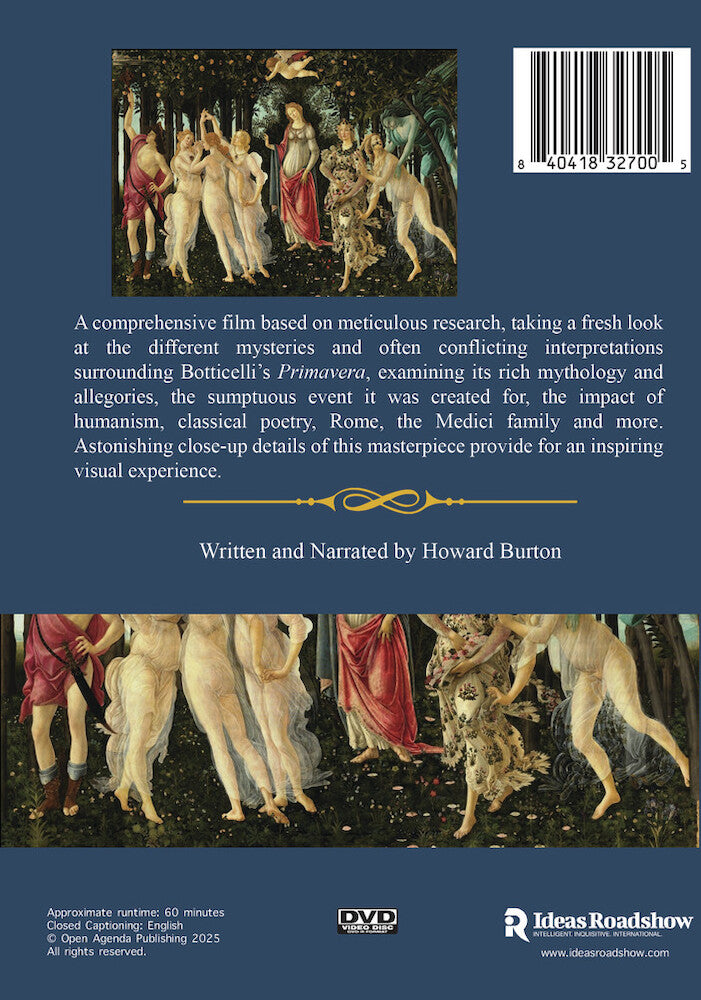 Botticelli's Primavera - Back Panel - 