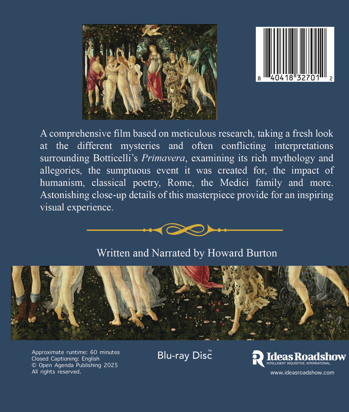 Botticelli's Primavera [Blu-ray] - Back Panel - 