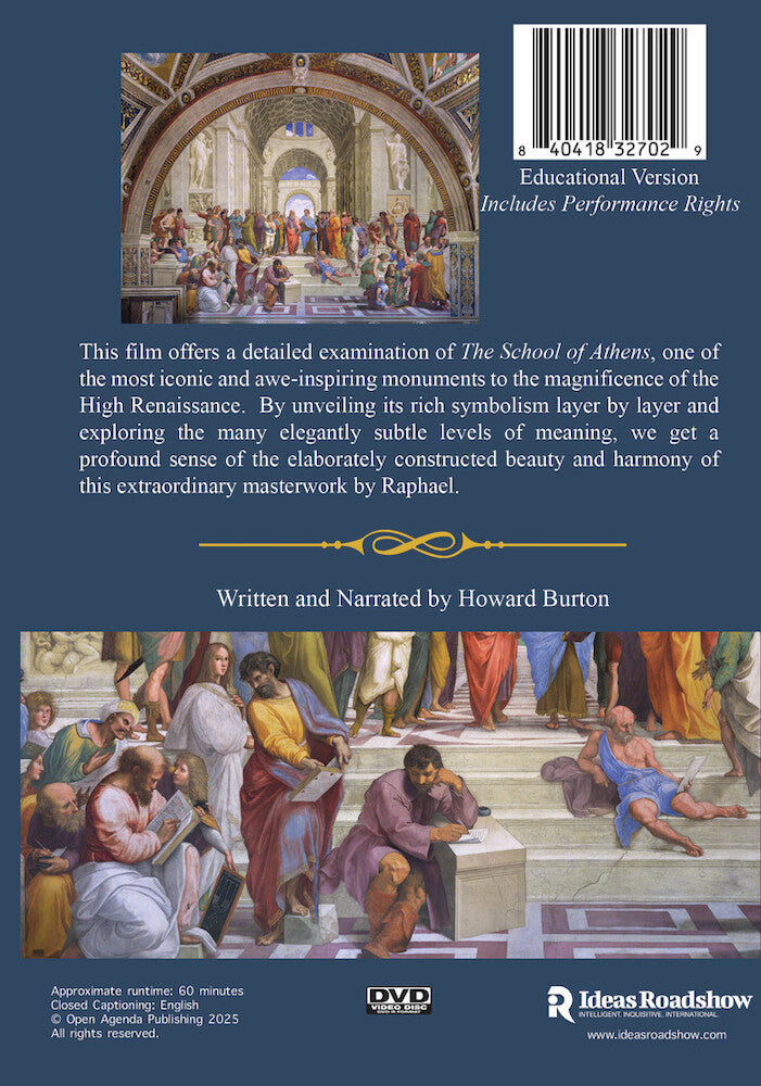 Raphael's School of Athens - Back Panel - 