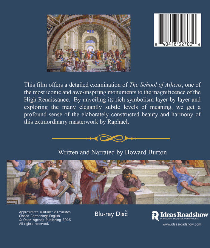 Raphael's School of Athens [Blu-ray] - Back Panel - 