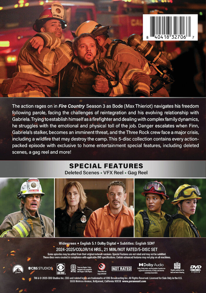 fire country: season three - Back Panel - DVD