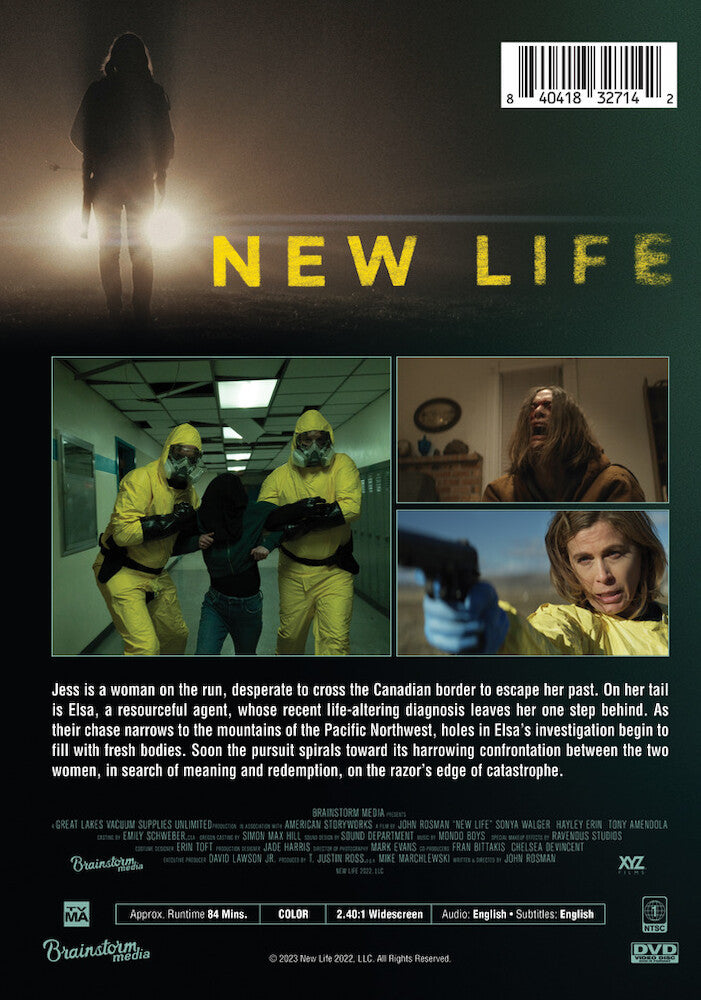 new life - Back Panel - DVD
